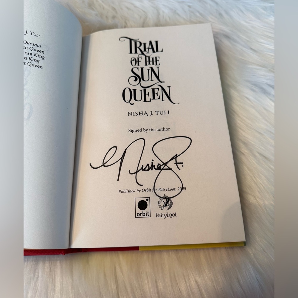 Fairyloot Edition of Trial of the Sun Queen by Nisha J. Tuli - Picture 5 of 10